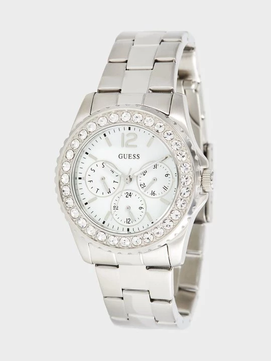 Foto van product Horloge Guess zilverkleurig
