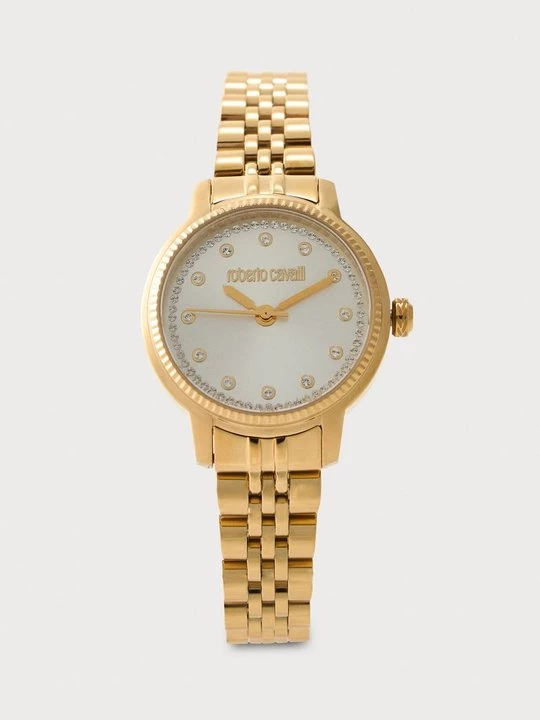 Foto van product Horloge Roberto Cavalli goudkleurig