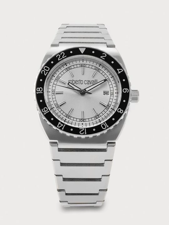 Foto van product Horloge Roberto Cavalli zilverkleurig