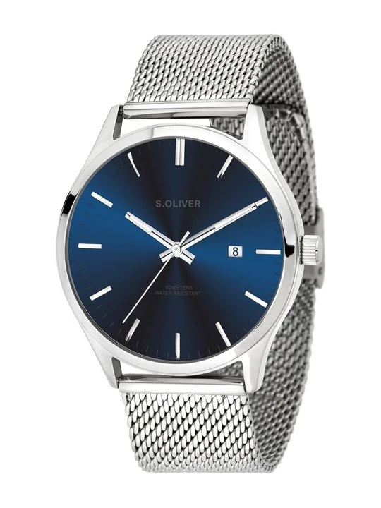 Foto van product Horloge s.Oliver zilverkleurig