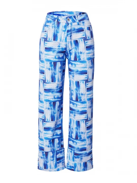 Foto van product Hosbjerg Jeans 'Iben Alexa' navy / blauw denim / wit