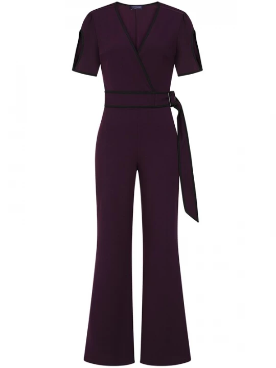 Foto van product HotSquash Jumpsuit aubergine / zwart