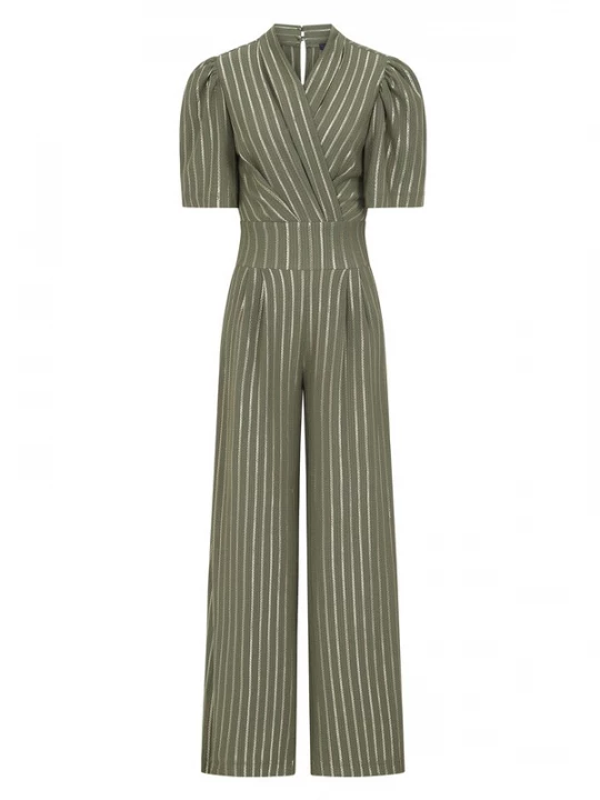 Foto van product HotSquash Jumpsuit goud / olijfgroen