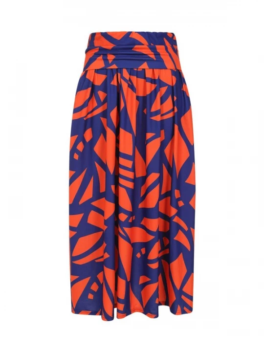 Foto van product HotSquash Rok blauw / oranjerood