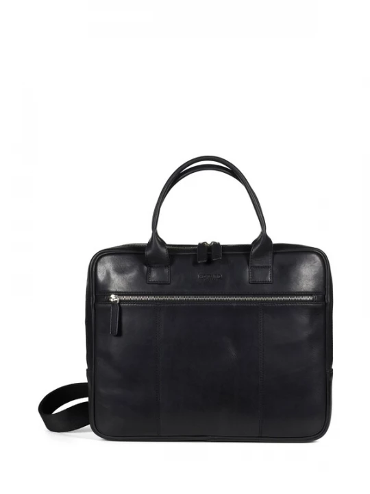 Foto van product Howard London Laptoptas 'Laptop Bag Conrad Black' zwart