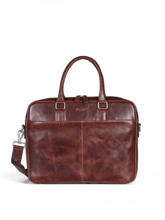 Foto van product Howard London Laptoptas 'Laptop Business Bag Carter Brown' bruin
