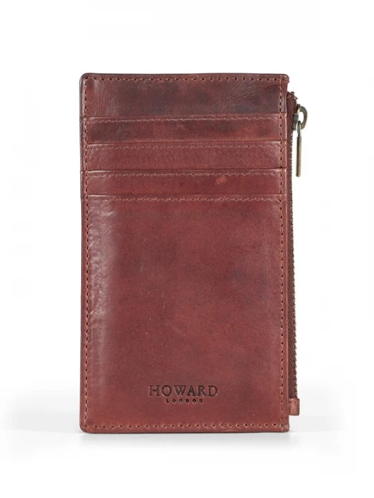 Foto van product Howard London Portemonnee 'Cardwallet Alvin Brown' bruin