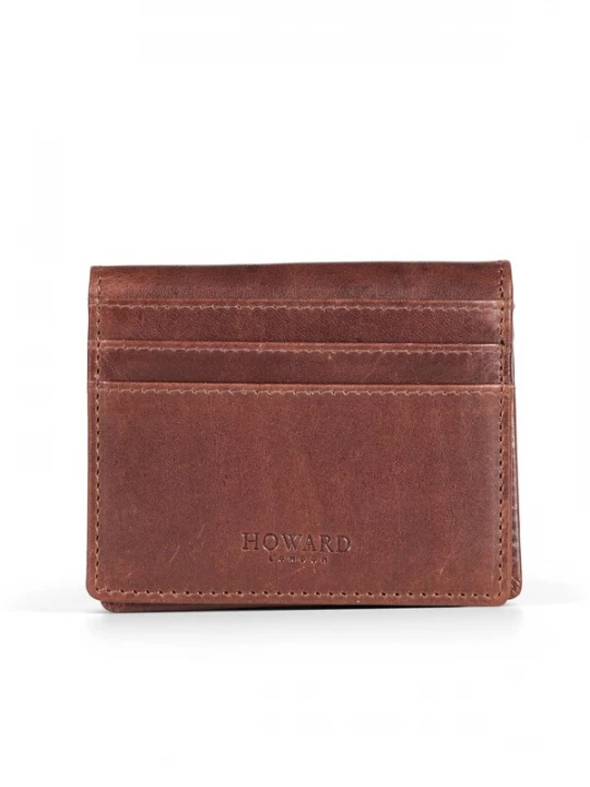 Foto van product Howard London Portemonnee 'Howard Cardwallet Nort Brown' bruin