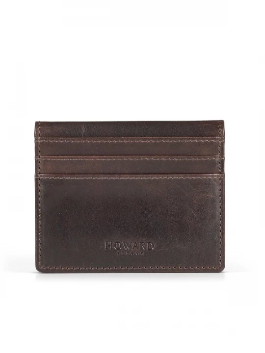 Foto van product Howard London Portemonnee 'Howard Cardwallet Nort Dark Brown' donkerbruin