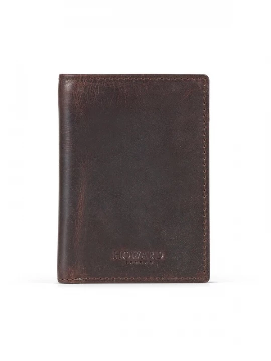 Foto van product Howard London Portemonnee 'Howard Wallet Mark Dark Brown' donkerbruin
