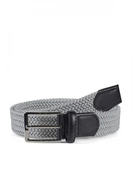 Foto van product Howard London Riem 'Braided Belt Marvin Light Grey' lichtgrijs