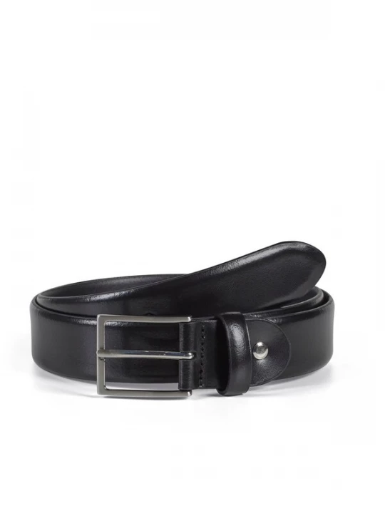 Foto van product Howard London Riem 'Howard Leather Belt Nathan Black' zwart