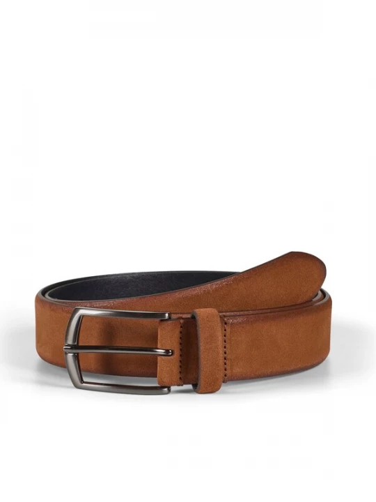 Foto van product Howard London Riem 'Howard Suede Belt Zack Light Brown' lichtbruin
