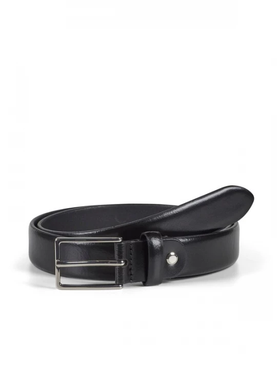 Foto van product Howard London Riem 'Leather Belt Allen Black' zwart