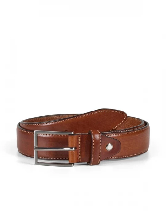 Foto van product Howard London Riem 'Leather Belt Charles Brown' bruin