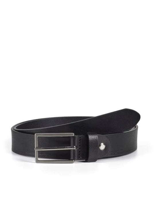 Foto van product Howard London Riem 'Leather Belt Henry Black' zwart