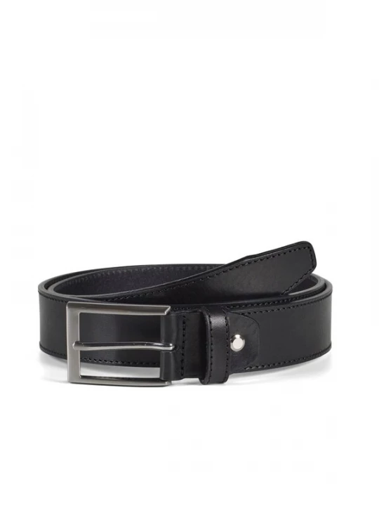 Foto van product Howard London Riem 'Leather Belt Matthew Black' zwart