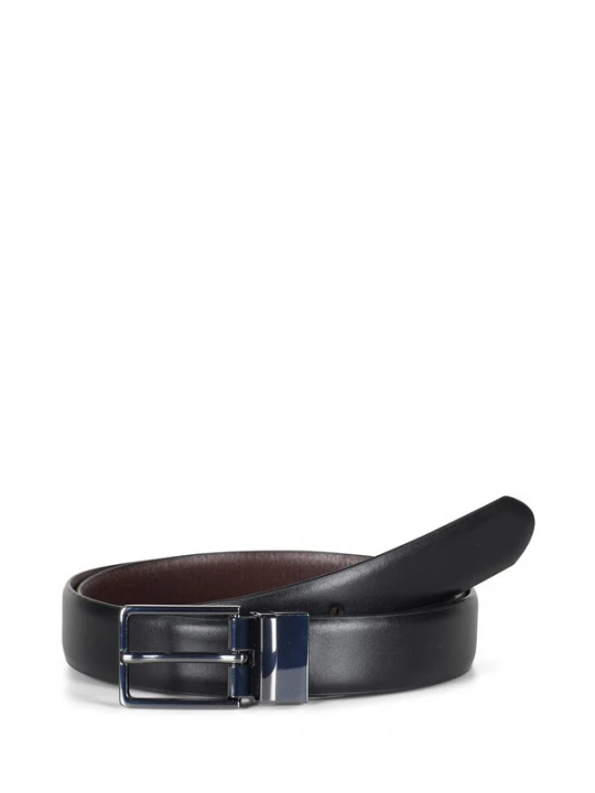 Foto van product Howard London Riem 'Leather Belt Reversible Harold' zwart