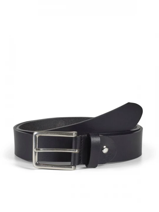 Foto van product Howard London Riem 'Leather Belt Roger Black' zwart
