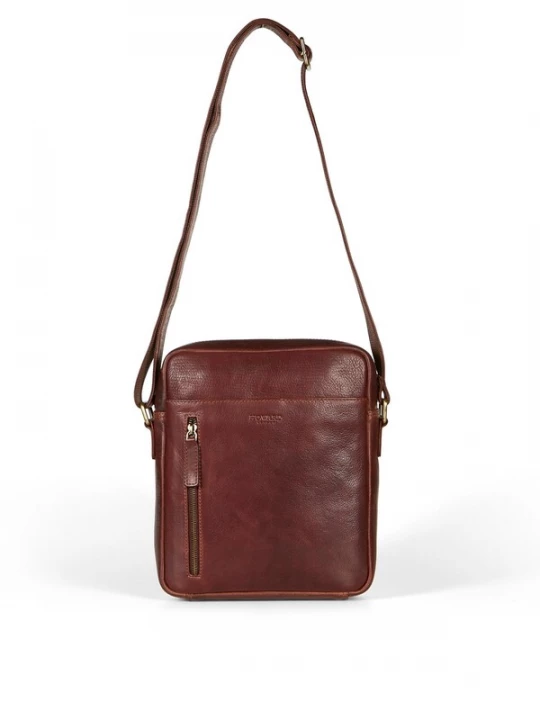 Foto van product Howard London Schoudertas 'Messenger Bag Edward Brown' bruin