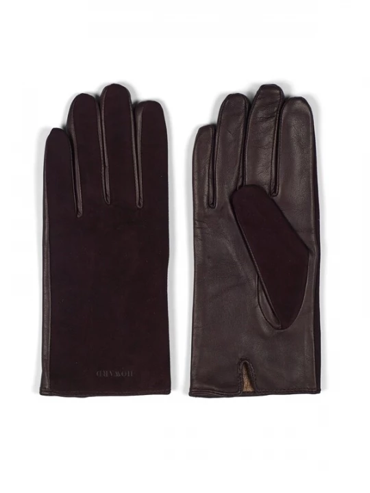 Foto van product Howard London Vingerhandschoenen 'Luna' donkerbruin