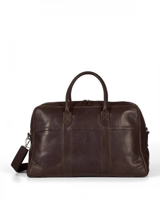 Foto van product Howard London Weekendtas 'Weekend Bag Andrew Dark Brown' donkerbruin
