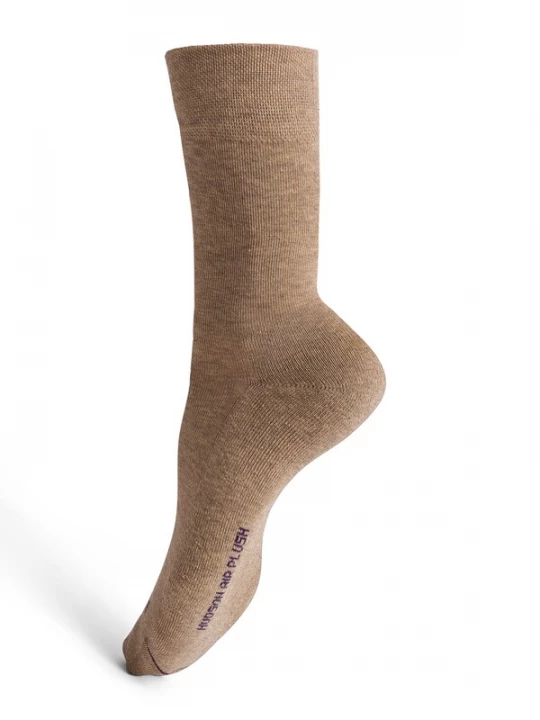 Foto van product Hudson Sokken 'Air Plush' donkerbeige