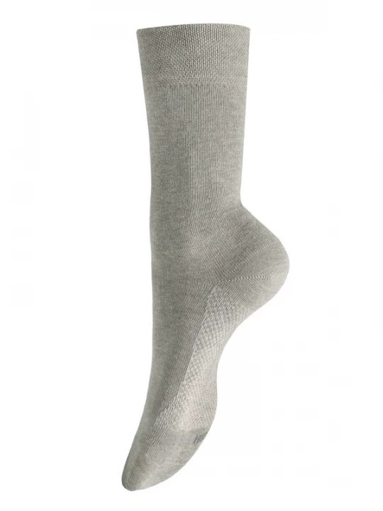 Foto van product Hudson Sokken 'Dry Cotton' grijs