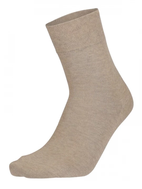 Foto van product Hudson Sokken 'Relax Cotton' donkerbeige