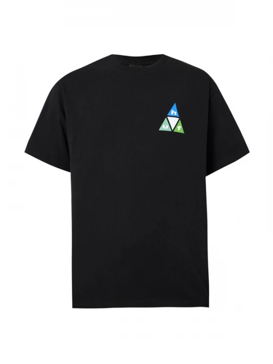 Foto van product HUF Shirt 'Prism' lichtblauw / mintgroen / zwart / wit