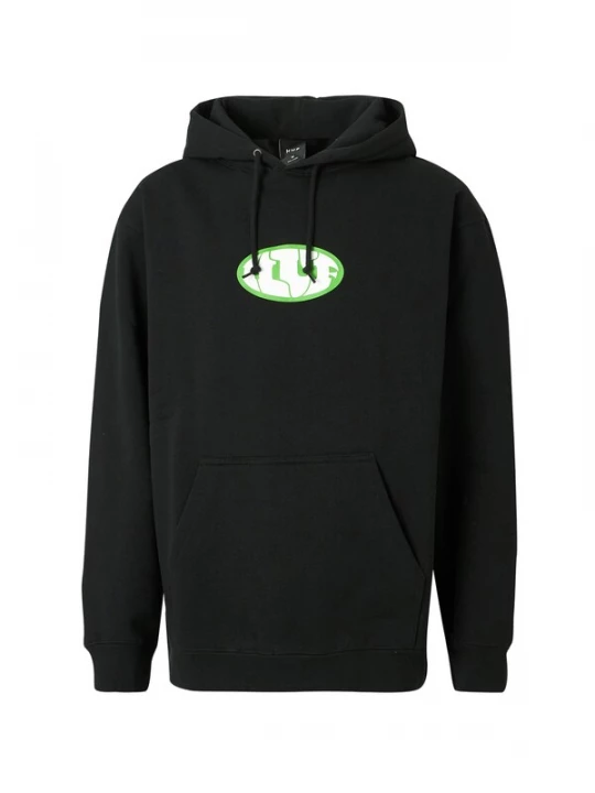 Foto van product HUF Sweatshirt limoen / zwart / wit