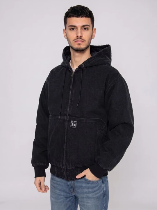 Foto van product HUF Tussenjas 'Boulder Work Jacket Black' zwart