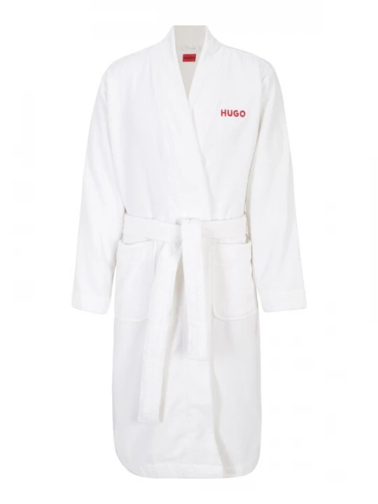 Foto van product HUGO Badjas lang rood / wit