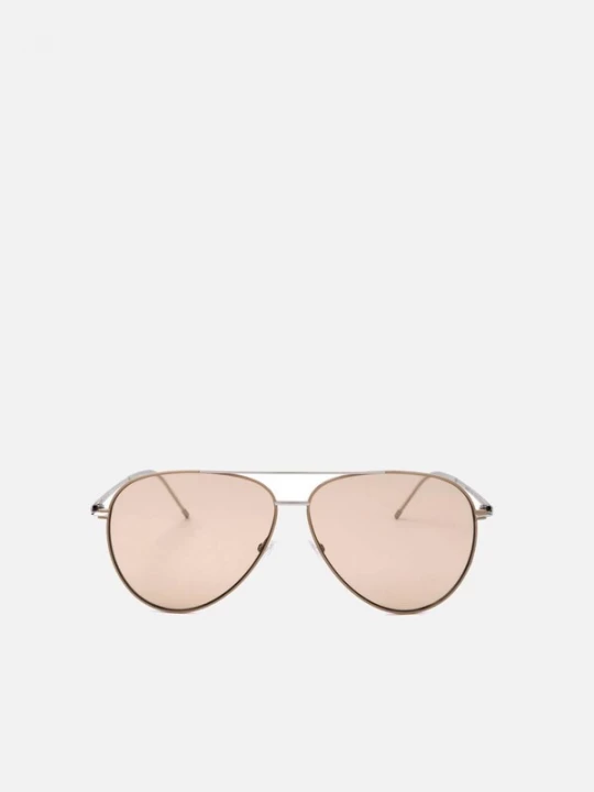 Foto van product HUGO BOSS Zonnebril 'Hugo Boss BOSS 1461 / S Palladium beige / 11 / 140 Women Sunglasses' zilver