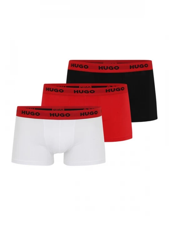 Foto van product HUGO Boxershorts beige / rood / zwart