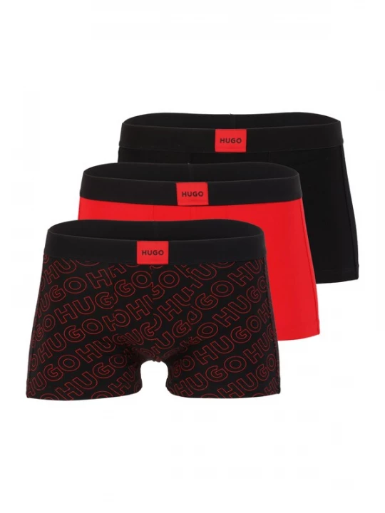 Foto van product HUGO Boxershorts 'GALAXY' rood / zwart