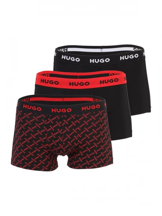 Foto van product HUGO Boxershorts rood / zwart / wit