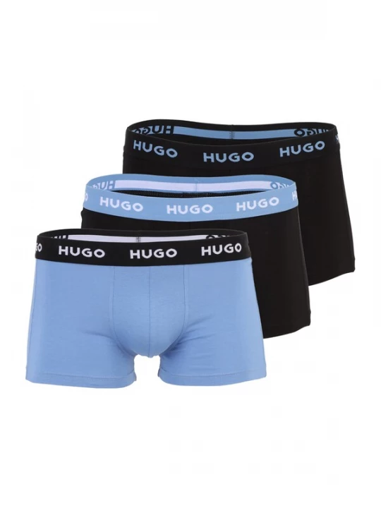 Foto van product HUGO Boxershorts royal blue / koningsblauw / zwart / wit