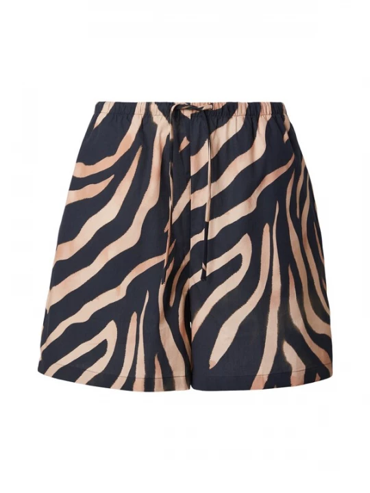 Foto van product HUGO Broek 'Haslala-1' camel / zwart
