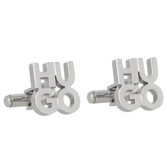 Foto van product HUGO Manchetknopen 'E-Stacked' zilver