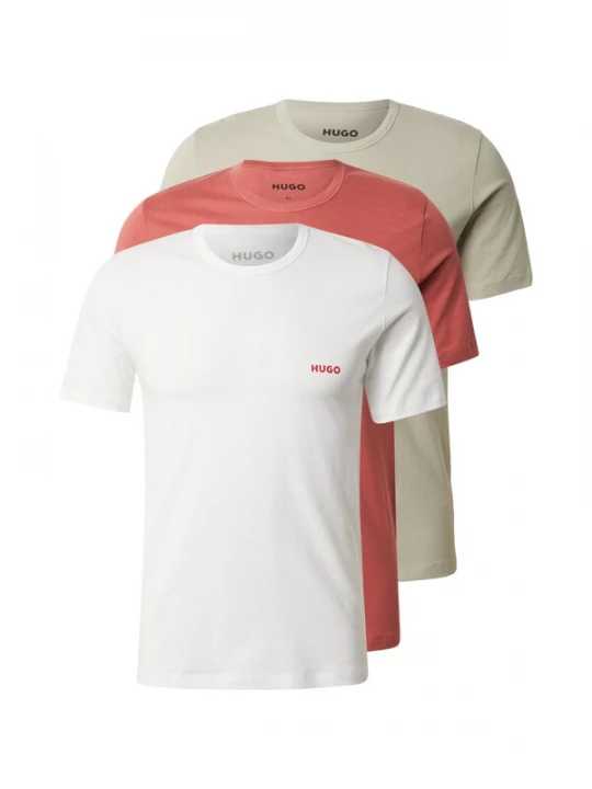 Foto van product HUGO Onderhemd ecru / rood / wit