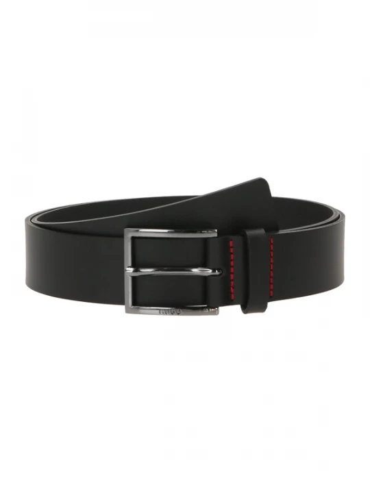 Foto van product HUGO Riem 'Geek' rood / zwart