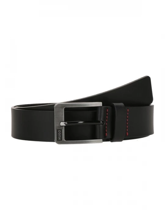 Foto van product HUGO Riem 'Grover_Sz35' zwart / zilver