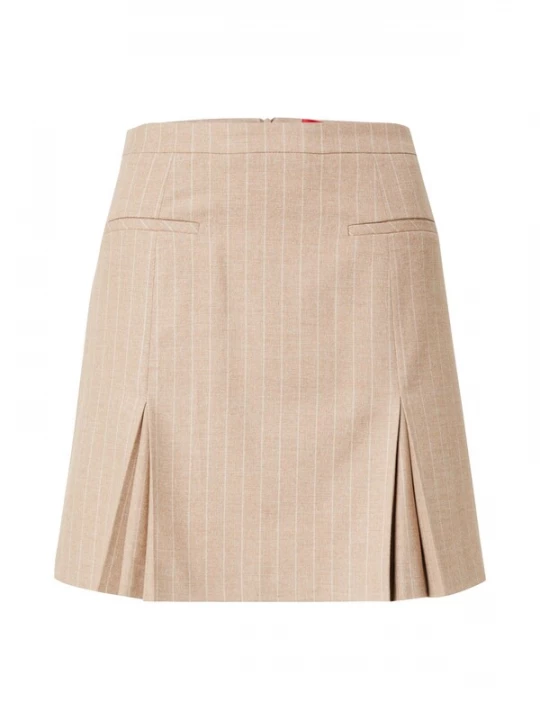 Foto van product HUGO Rok 'Ramola' beige / wit