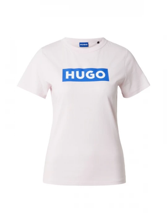 Foto van product HUGO Shirt 'Classic' azuur / pastelroze