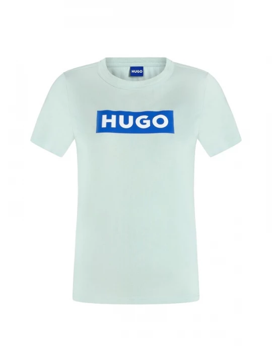 Foto van product HUGO Shirt 'Classic' blauw / mintgroen / wit