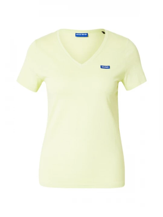 Foto van product HUGO Shirt 'Classic' kobaltblauw / limoen