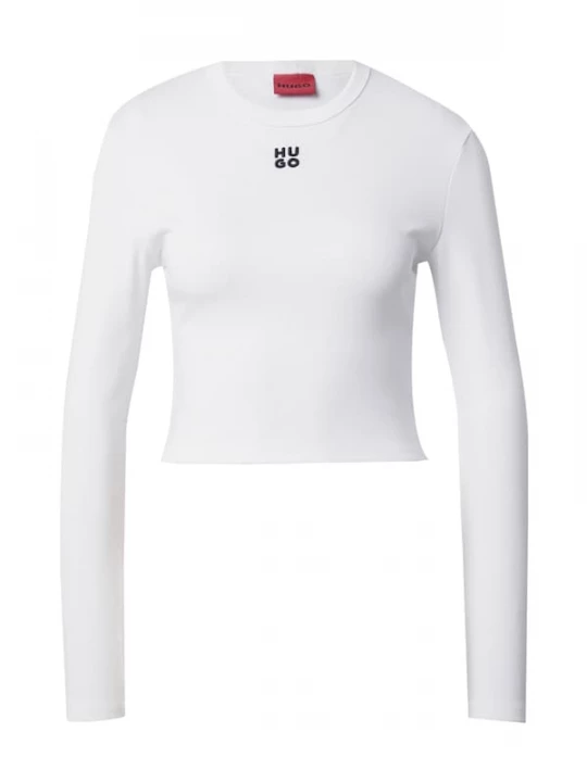Foto van product HUGO Shirt 'Dafilomena_3' zwart / wit