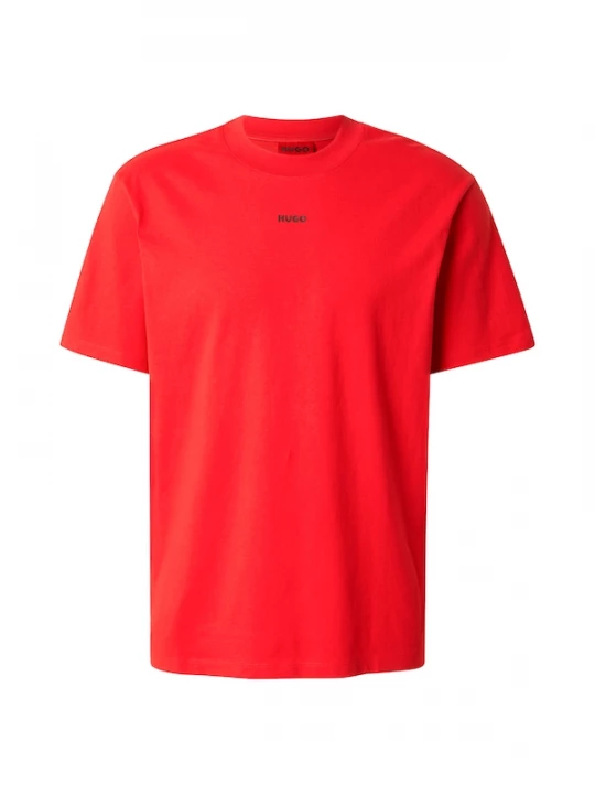 Foto van product HUGO Shirt 'Dapolino' rood / zwart