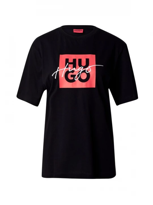 Foto van product HUGO Shirt 'Dashire 3' rood / zwart / wit